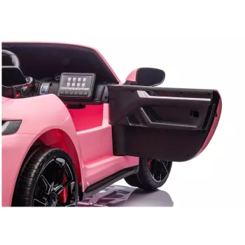 LEAN CARS DK-P911 Porsche GT3 24V Rosa Coche eléctrico infantil con batería