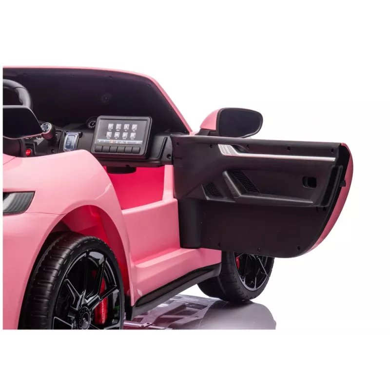 LEAN CARS DK-P911 Porsche GT3 24V Rosa Coche eléctrico infantil con batería