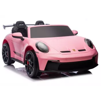 LEAN CARS DK-P911 Porsche GT3 24V Rosa Coche eléctrico infantil con batería