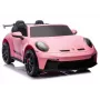 LEAN CARS DK-P911 Porsche GT3 24V Rosa Coche eléctrico infantil con batería
