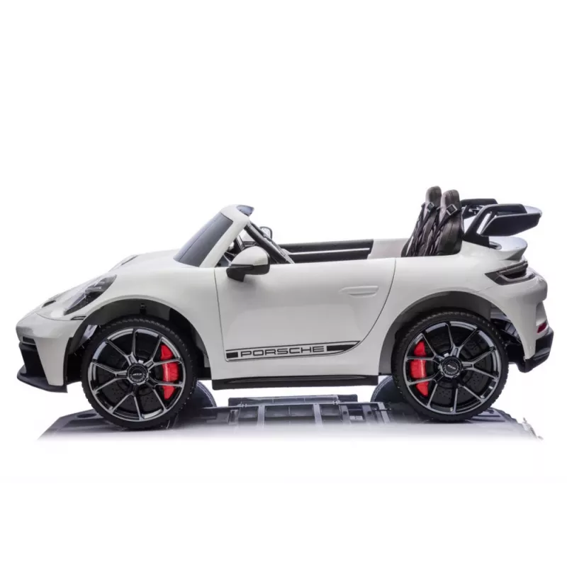 LEAN CARS DK-P911 Porsche GT3 coche infantil a batería blanco