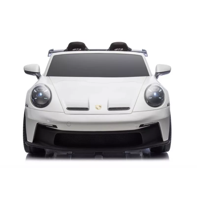 LEAN CARS DK-P911 Porsche GT3 coche infantil a batería blanco