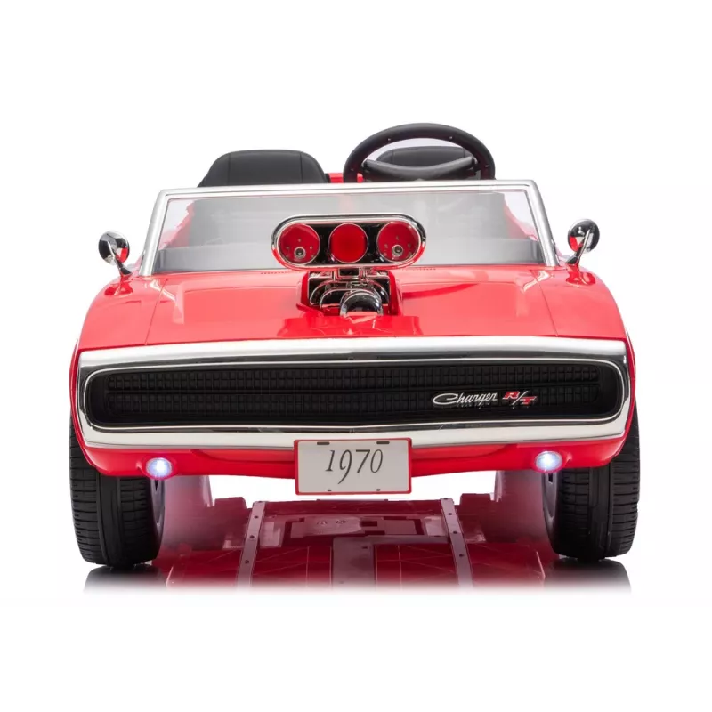 LEAN CARS Dodge Charger R/T DLS-K12 24V7Ah Coche de batería rojo