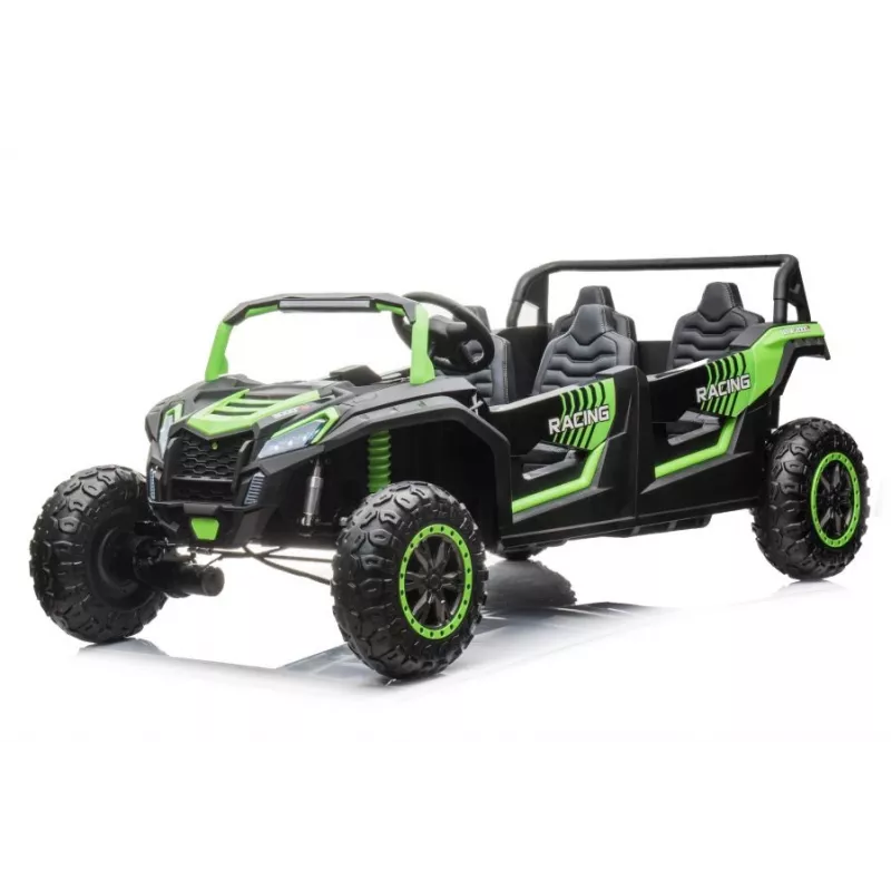 LEAN CARS Buggy eléctrico a batería A033 4x4 24V verde