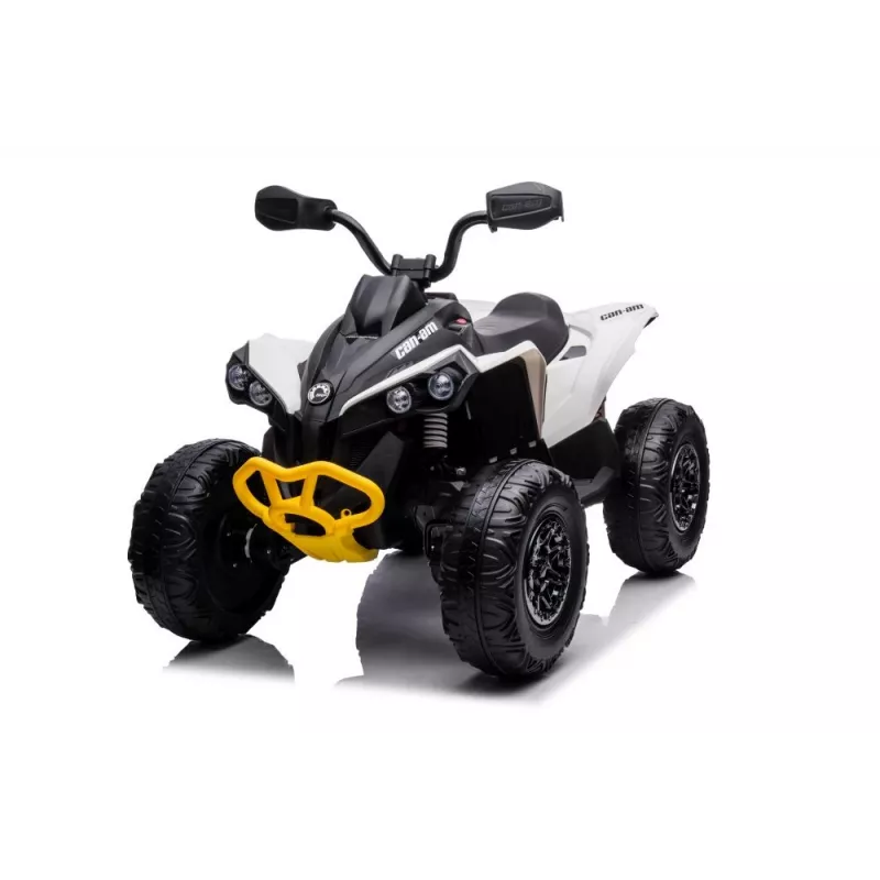 LEAN CARS Quad eléctrico a batería CAN-AM Renegate blanco