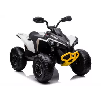LEAN CARS Quad eléctrico a batería CAN-AM Renegate blanco