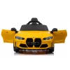 LEAN CARS Coche eléctrico infantil BMW M4 amarillo