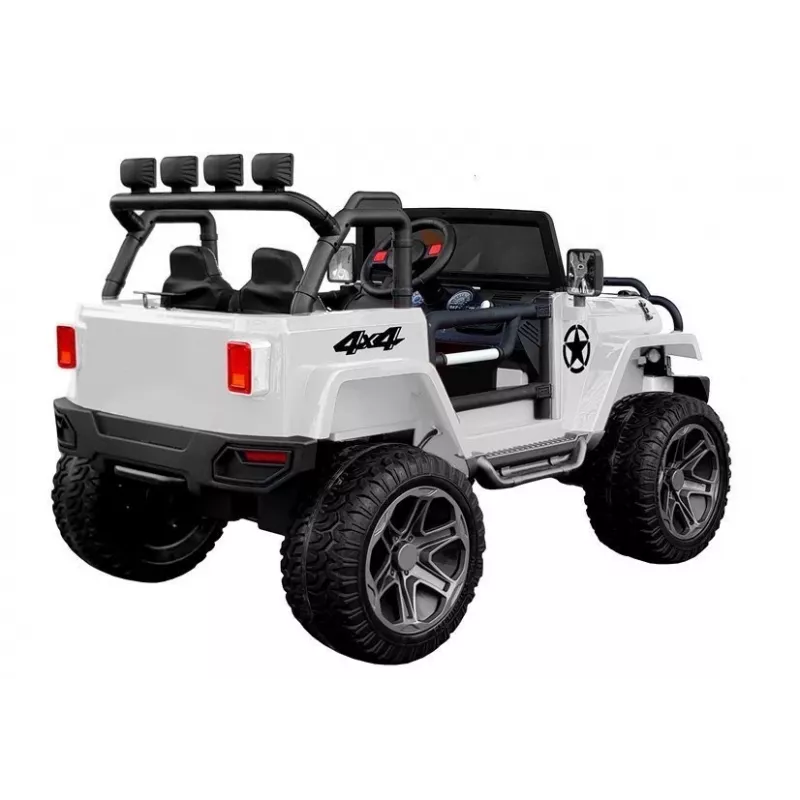 Coche infantil eléctrico LEAN CARS WXE-1688 4x4 Blanco