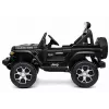LEAN CARS Jeep Rubicon 4x4 eléctrico para montar negro