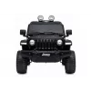 LEAN CARS Jeep Rubicon 4x4 eléctrico para montar negro