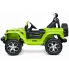 LEAN CARS Jeep Rubicon 4x4 eléctrico para montar verde