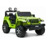 LEAN CARS Jeep Rubicon 4x4 eléctrico para montar verde