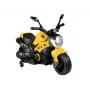 LEAN CARS Moto eléctrica infantil GTM1188 amarilla luz LED