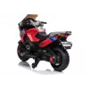 LEAN CARS Moto eléctrica infantil XMX609 roja con MP3 y luces LED