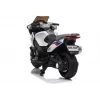 LEAN CARS Moto eléctrica infantil XMX609 blanca con MP3 y luces LED