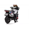 LEAN CARS Moto eléctrica infantil XMX609 blanca con MP3 y luces LED