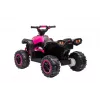 LEAN CARS quad eléctrico para niños HL568 rosa – ATV infantil 12V 2x30W con música, luces LED, capacidad de carga 30 kg