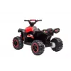 LEAN CARS quad eléctrico HL568 rojo ATV infantil a batería de 6V con luces LED y música