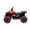 LEAN CARS quad eléctrico HL568 rojo ATV infantil a batería de 6V con luces LED y música