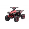 LEAN CARS quad eléctrico HL568 rojo ATV infantil a batería de 6V con luces LED y música