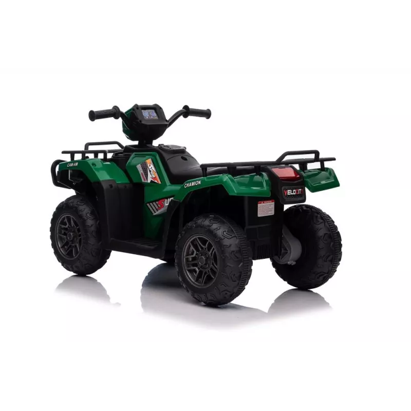 LEAN CARS Quad eléctrico JC915 Verde – 12V, 2x35W, quad para niños