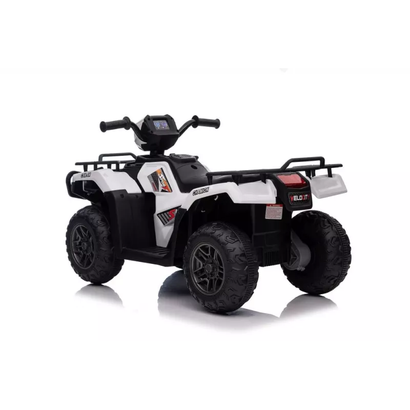 LEAN CARS Quad eléctrico para niños JC915 Blanco