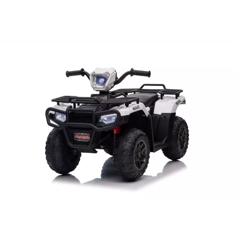 LEAN CARS Quad eléctrico para niños JC915 Blanco