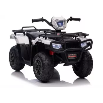 LEAN CARS Quad eléctrico para niños JC915 Blanco