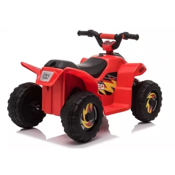 LEAN CARS Quad eléctrico para montar XMX612 rojo