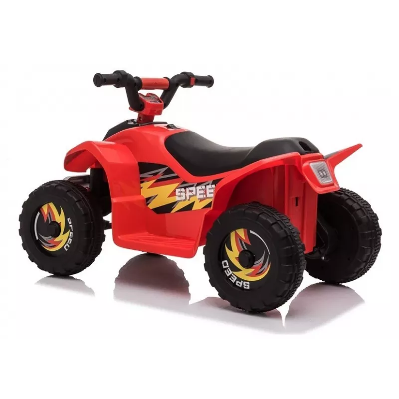 LEAN CARS Quad eléctrico para montar XMX612 rojo
