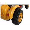 LEAN CARS Tractor eléctrico para montar con pala excavadora naranja