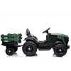 LEAN CARS Tractor eléctrico con remolque BDM0925 verde militar