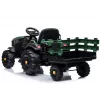 LEAN CARS Tractor eléctrico con remolque BDM0925 verde militar