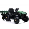 LEAN CARS Tractor eléctrico con remolque BDM0925 verde militar