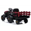 LEAN CARS Tractor eléctrico con remolque BDM0925 Rojo