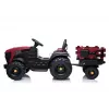 LEAN CARS Tractor eléctrico con remolque BDM0925 Rojo
