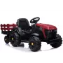 LEAN CARS Tractor eléctrico con remolque BDM0925 Rojo