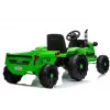 LEAN CARS Tractor eléctrico con remolque CH9959 verde