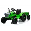 LEAN CARS Tractor eléctrico con remolque CH9959 verde