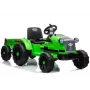 LEAN CARS Tractor eléctrico con remolque CH9959 verde