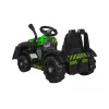 LEAN CARS Tractor eléctrico montable ZP1001B verde con pala y claxon 15140