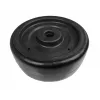 LEAN CARS Rueda delantera para kart SX1968 - neumático de espuma EVA de 220 mm, llanta de ABS, negra