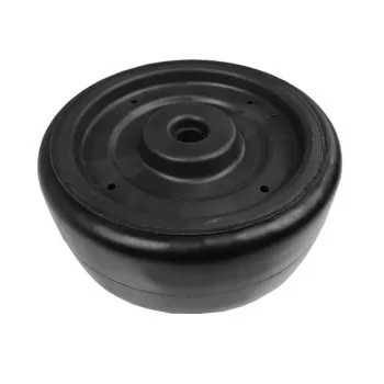 LEAN CARS Rueda delantera para kart SX1968 - neumático de espuma EVA de 220 mm, llanta de ABS, negra
