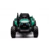 LEAN CARS HC-306 tractor a batería con remolque verde oscuro 24V