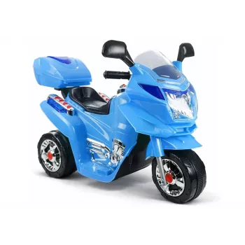 LEAN CARS HC8051 Blue Moto eléctrica para niños