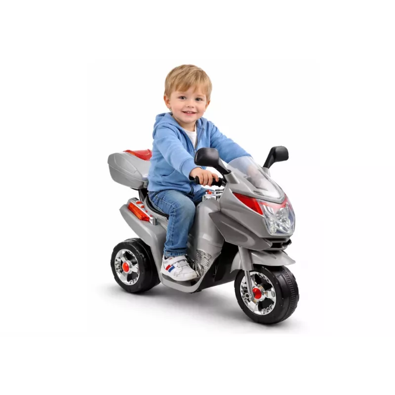 LEAN CARS HC8051 Gris Moto eléctrica para niños