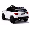 LEAN CARS HL1638 coche eléctrico para niños - blanco, batería 12V, mando a distancia para padres, MP3, luces LED, ruedas EVA