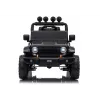 LEAN CARS Jeep Rubicon DK-JWR558 Coche infantil eléctrico con batería de 24V para niños, Negro