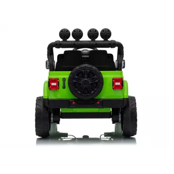 LEAN CARS Jeep Rubicon DK-JWR558 24V Verde Vehículo a batería para montar