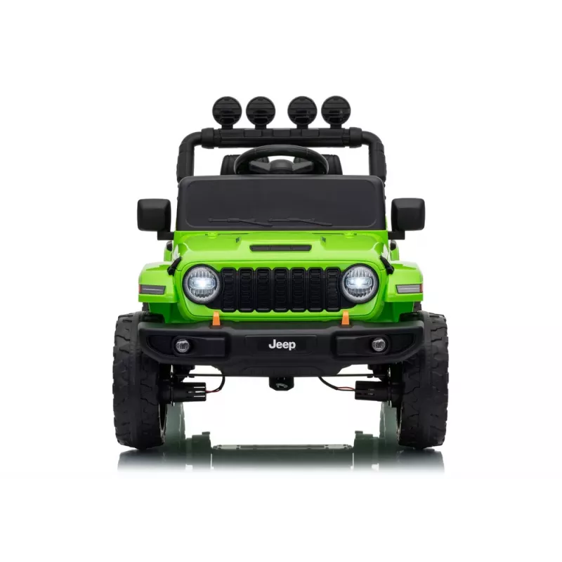 LEAN CARS Jeep Rubicon DK-JWR558 24V Verde Vehículo a batería para montar